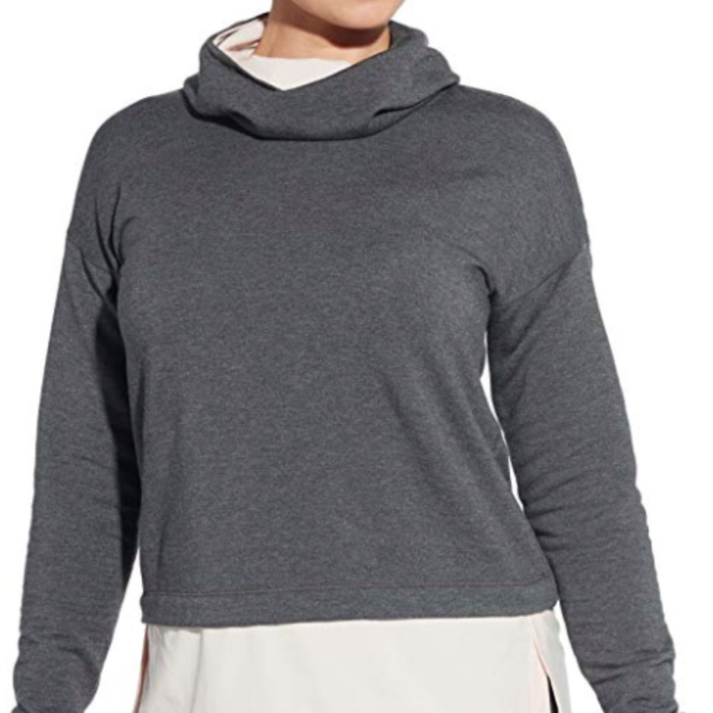 CALIA by Carrie Underwood Grey Mixed Media Hoodie